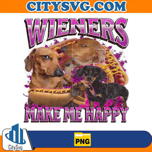 Wieners-Make-Me-Happy-Dachshund-Hot-Dog-Meme-Png