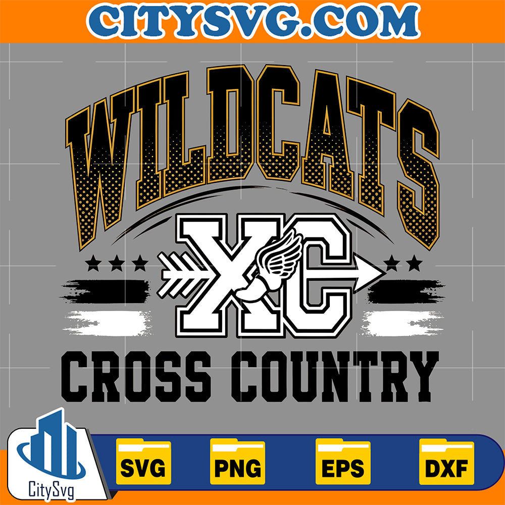 Wildcats-Cross-Country-Svg