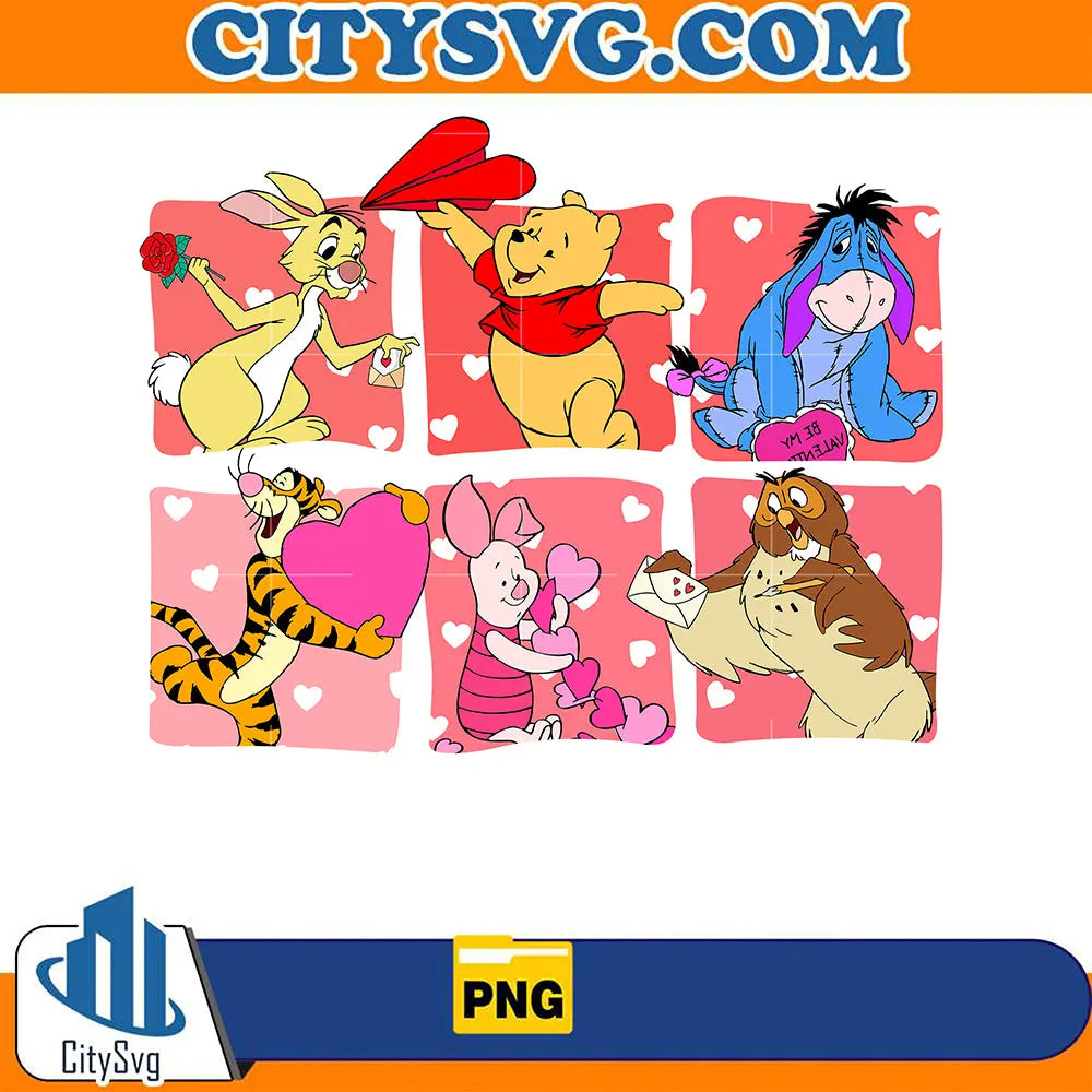 WinnieThePoohLoveValentinePng