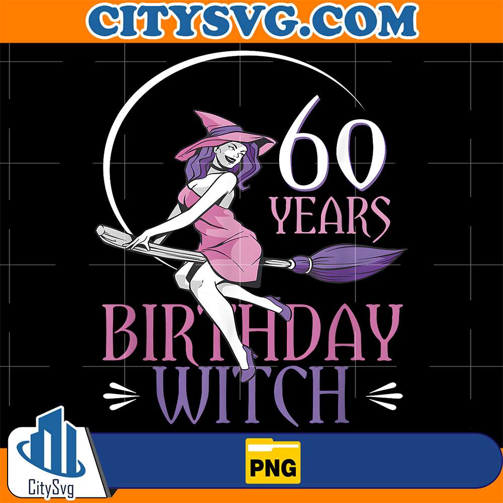 Witch-60th-Birthday-Party-Broom-Fantasy-Wand-Magical-Spell-Png