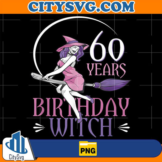 Witch-60th-Birthday-Party-Broom-Fantasy-Wand-Magical-Spell-Png