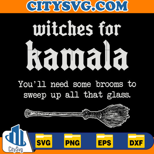 Witches for Kamala Svg