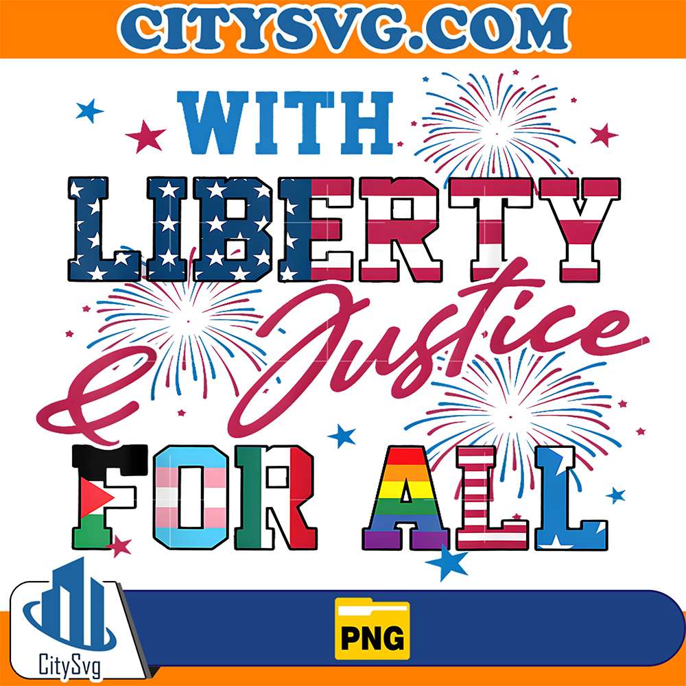 With-Liberty-And-Justice-For-All-Human-Rights-LGBT-Png