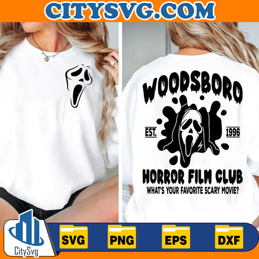 Woodsboro horror film club Svg