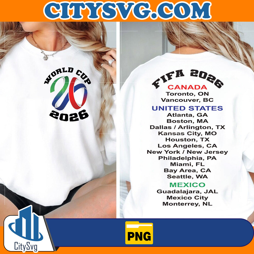 World Cup 2026 Png CitySvg