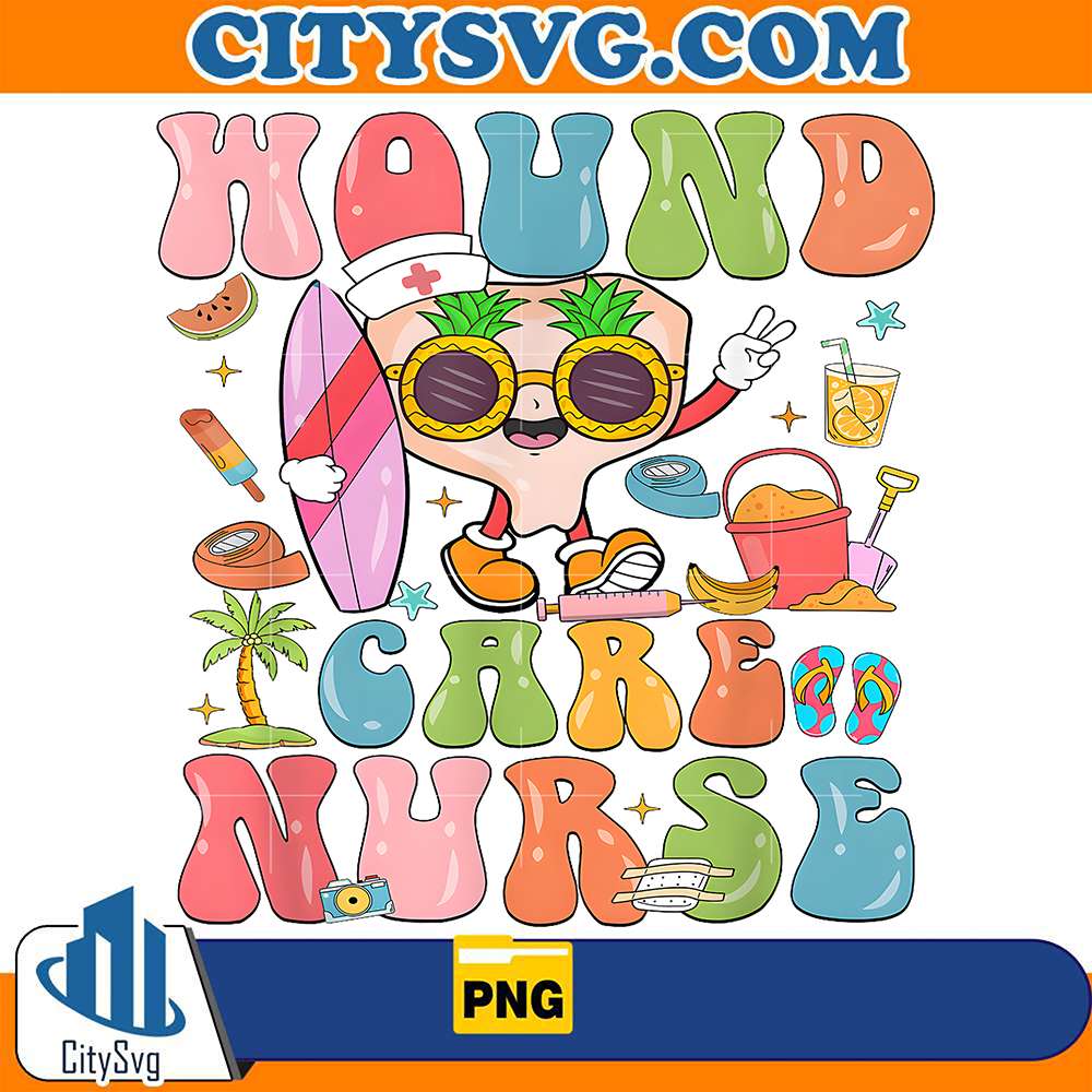Wound-Care-Nurse-Summer-Vibes-Png