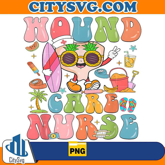 Wound-Care-Nurse-Summer-Vibes-Png