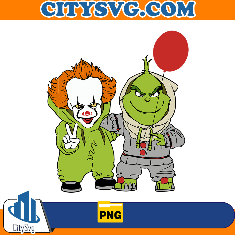 Pennywise & Grinch Png