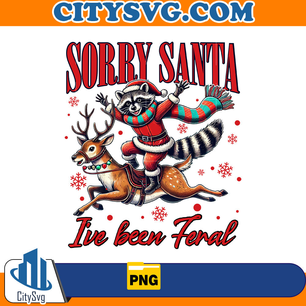 Sorry santa i've been feral Png CitySvg