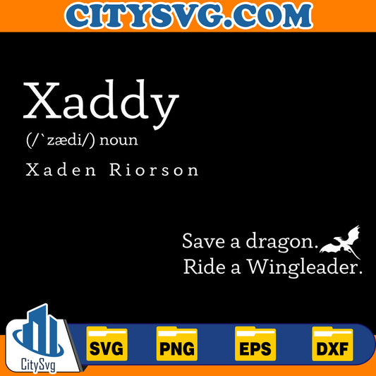 XaddySaveADragonRideAWingleaderSvg