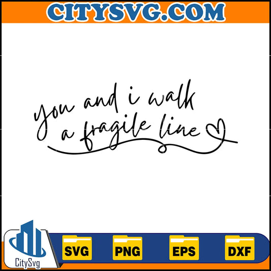 YouAndIWallAFragileLineSvg