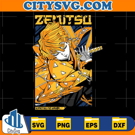 Zenitsu-Agatsuma-Thunder-Breathing-Demon-Slayer-Svg