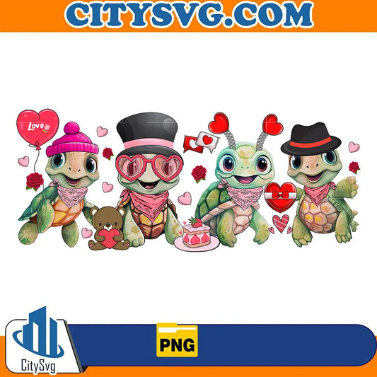 Turtles Valentine Png CitySvg