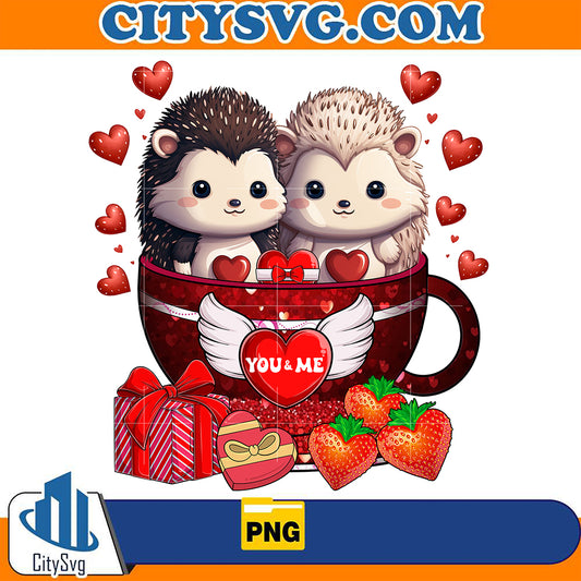 Valentines Hedgehog Png