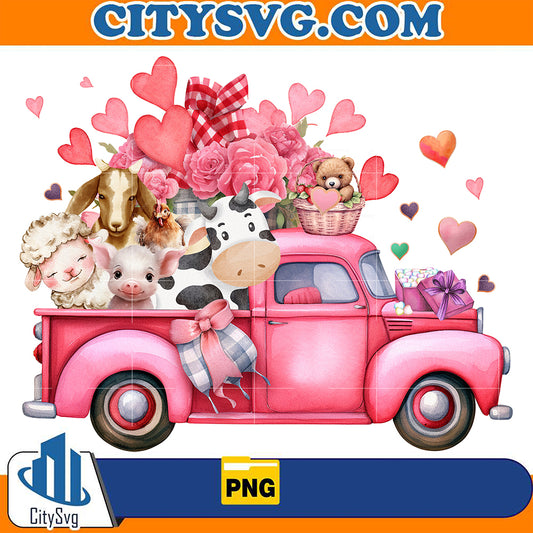 Valentine's Farm animals Png