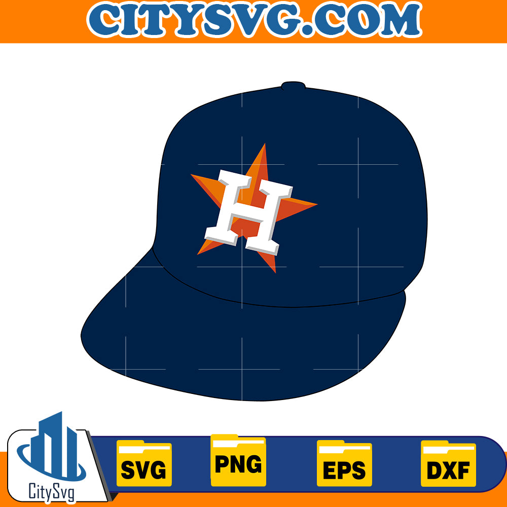 Hat Houston astros svg, Baseball Svg