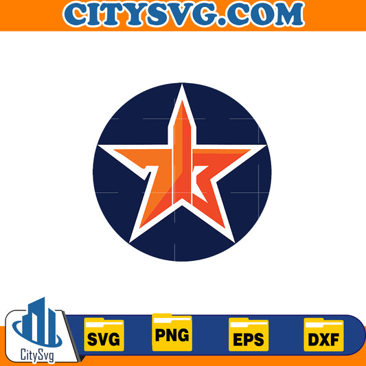 Star Houston astros svg, Baseball Svg