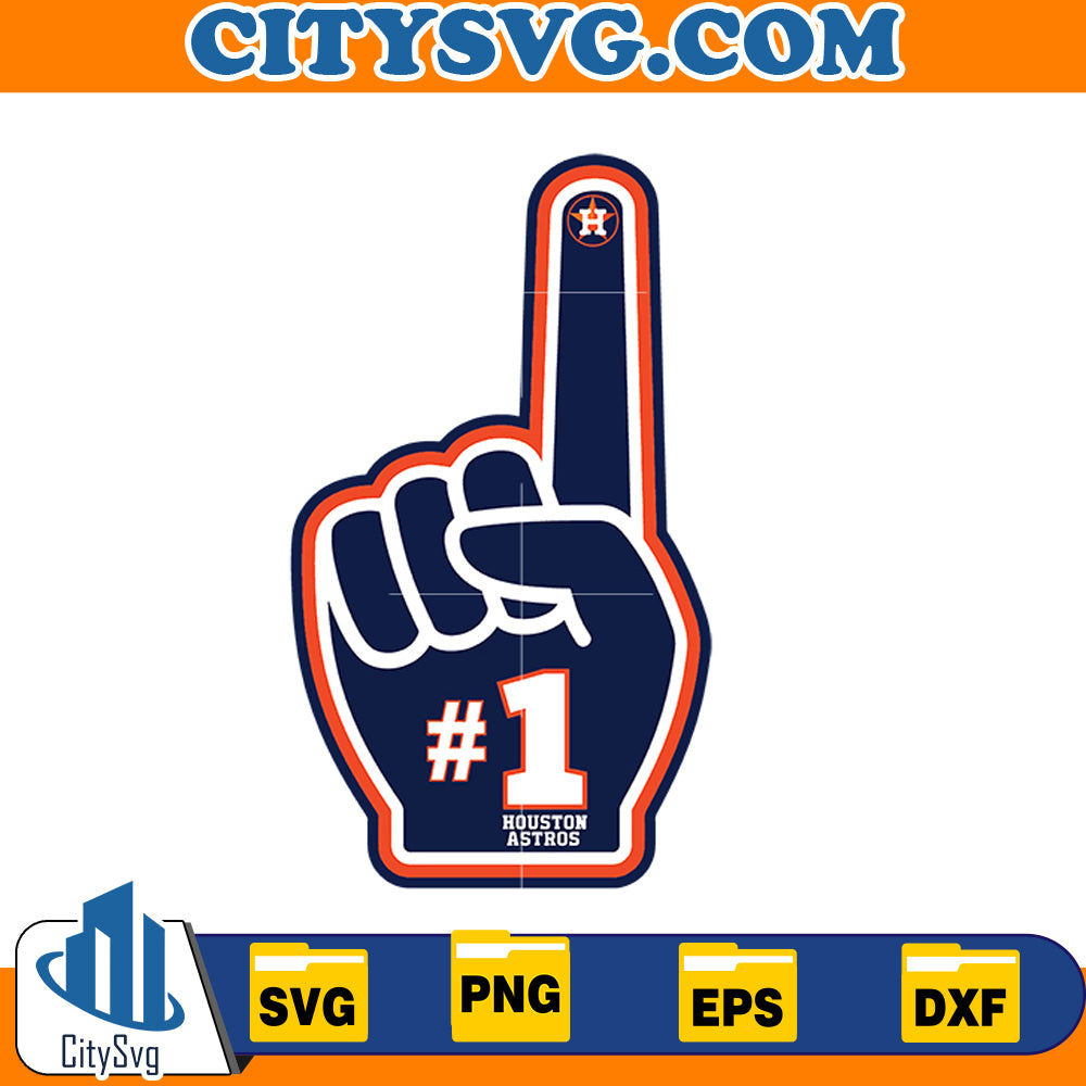 #1 Houston astros svg, Baseball Svg