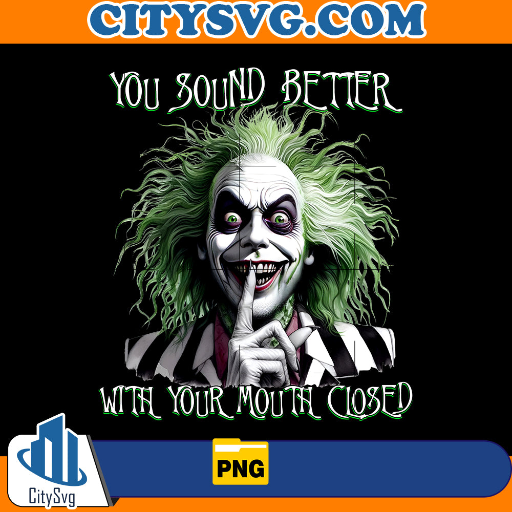 You sound better with your mouth closed Png