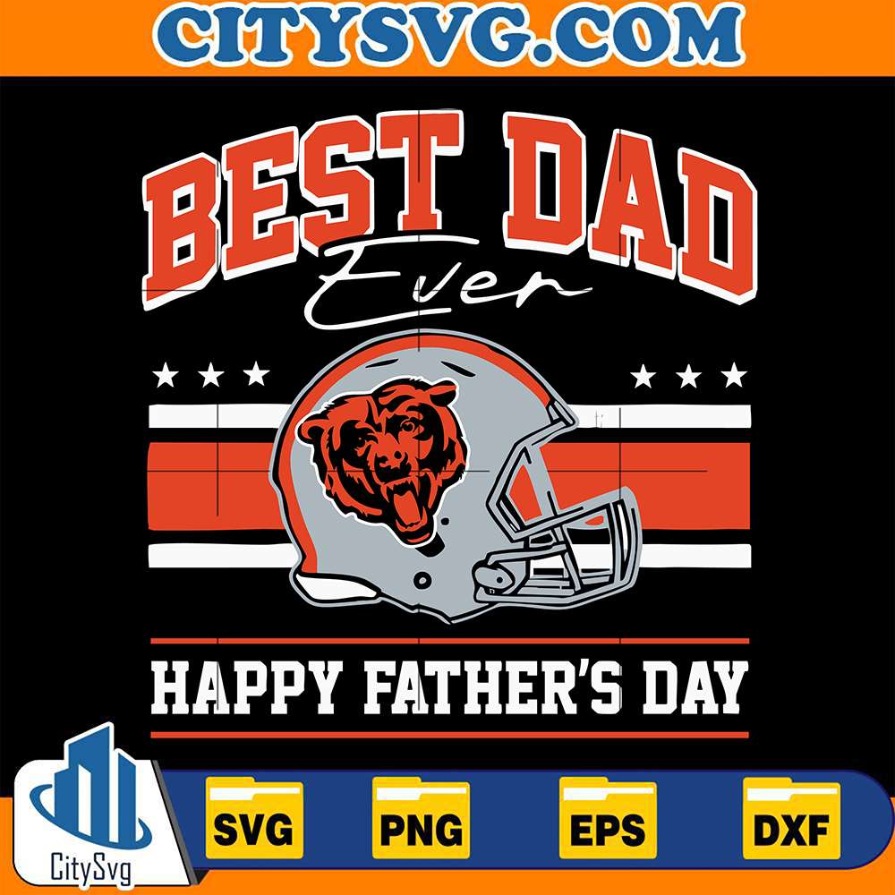 best-dad-ever-chicago-bears-svg