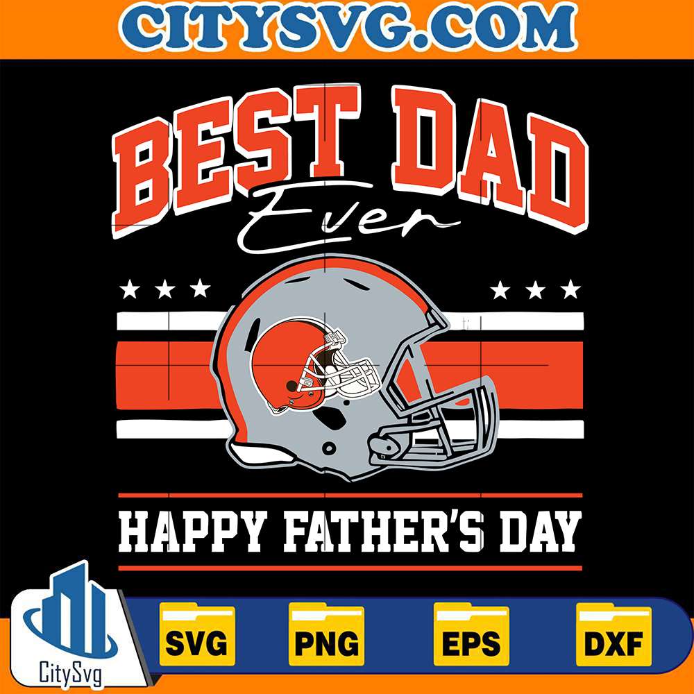 best-dad-ever-cleveland-browns-svg