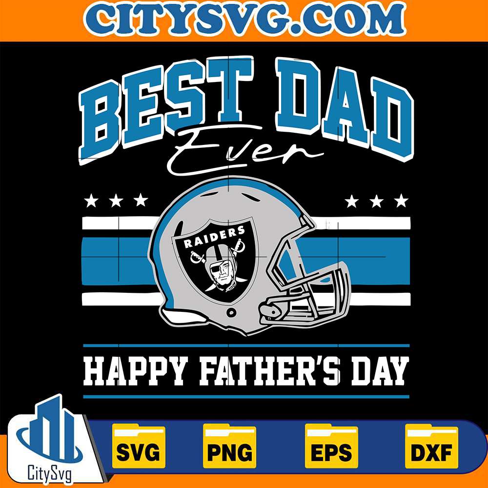 Best Dad Ever Las Vegas Raiders Svg CITYSVG