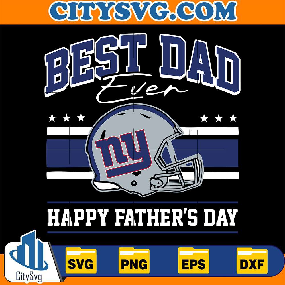Best Dad Ever New York Giants Svg CITYSVG