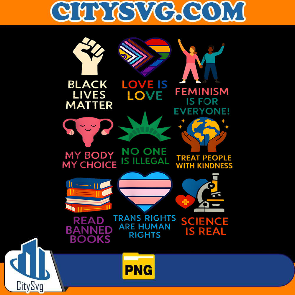blm-human-rights-feminism-trans-science-books-lgbtq-kindness-png