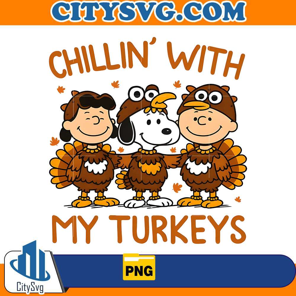chillin-with-my-turkeys-snoopy-png