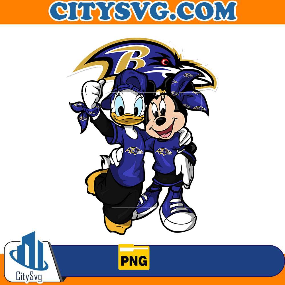 daisy-minnie-baltimore-ravens-png