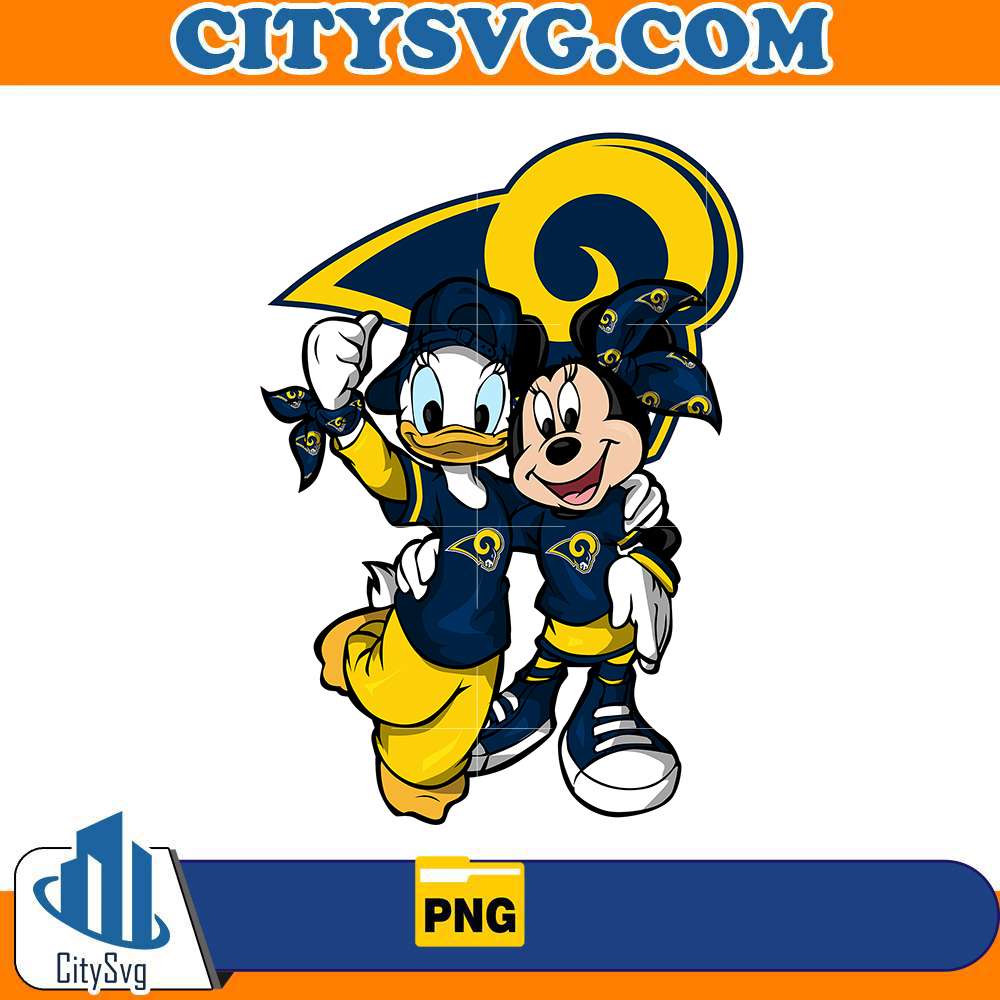 daisy-minnie-los-angeles-rams-png