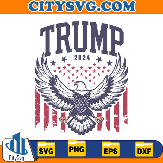 Eagle Trump 2024 Svg