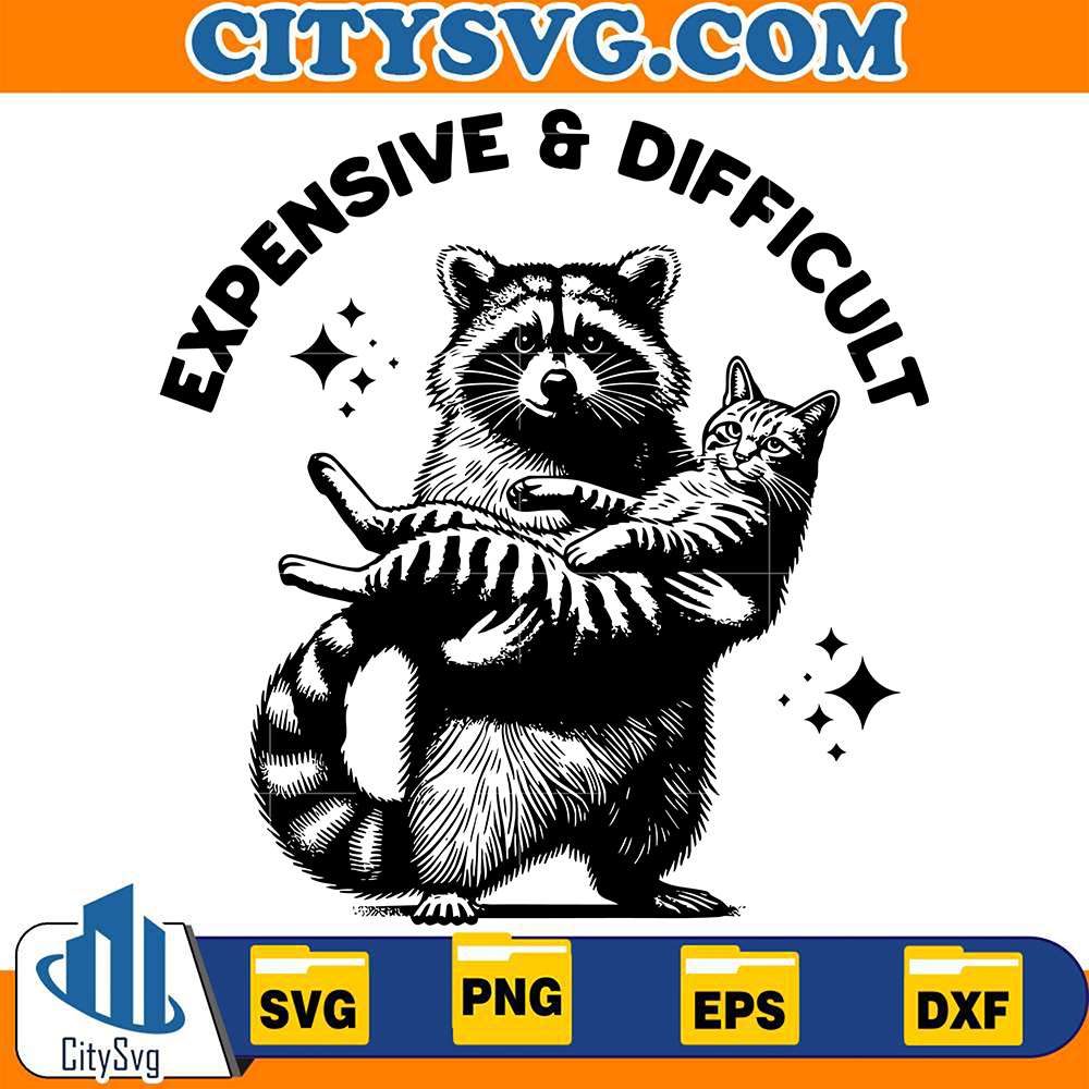 expensive-difficult-racoons-cat-svg