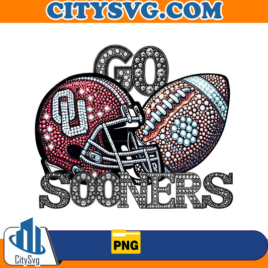 Go Sooners Faux Sequin Png CitySvg