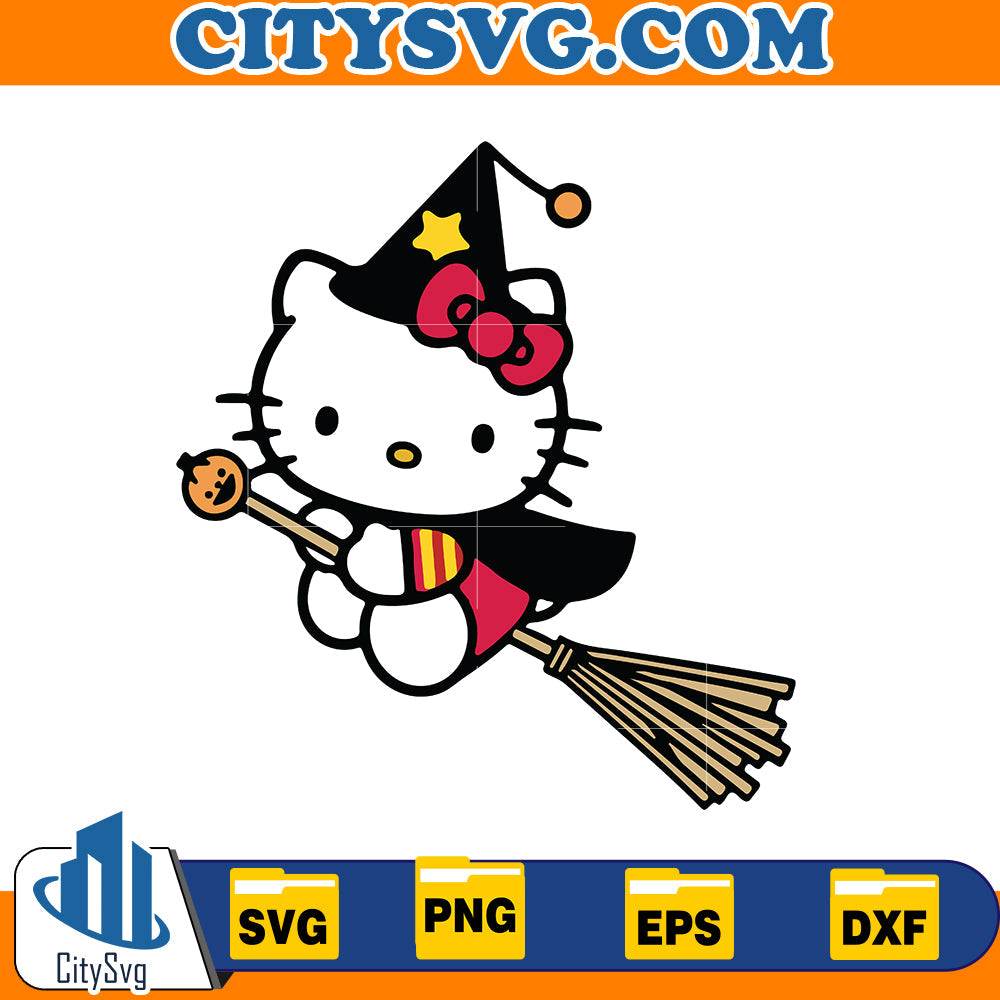 Hello kitty halloween Svg