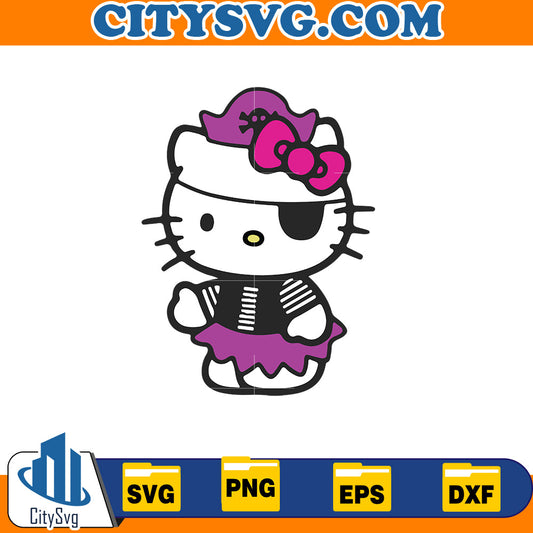 Hello kitty halloween Svg