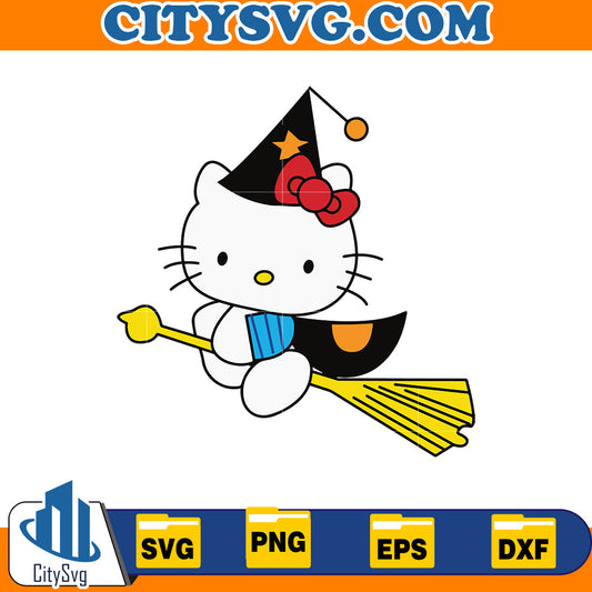 Hello kitty halloween Svg