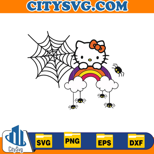 Hello kitty halloween Svg