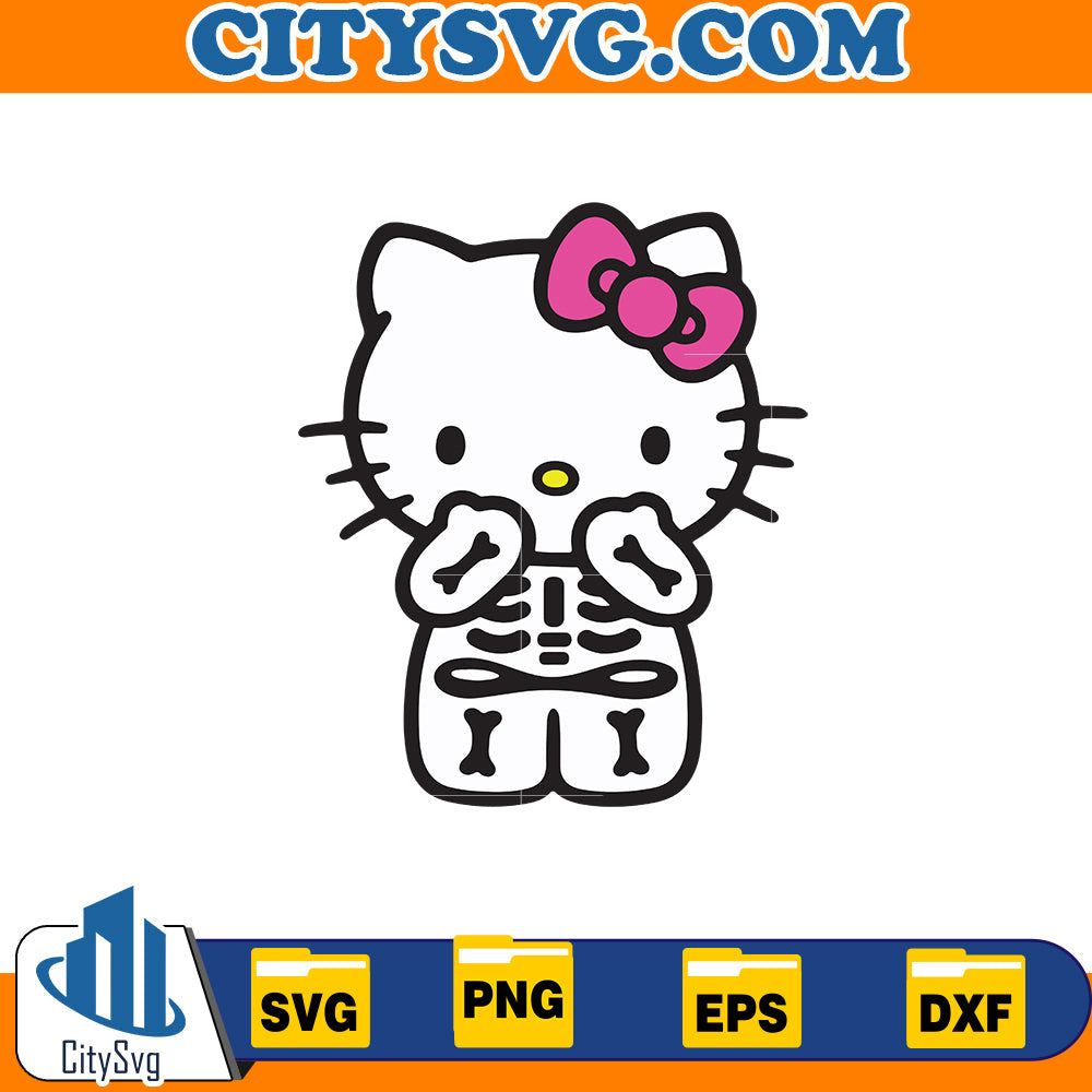 Hello kitty halloween Svg