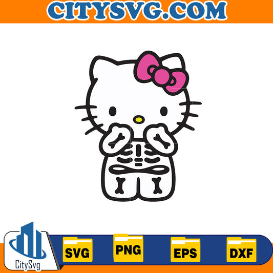 Hello kitty halloween Svg