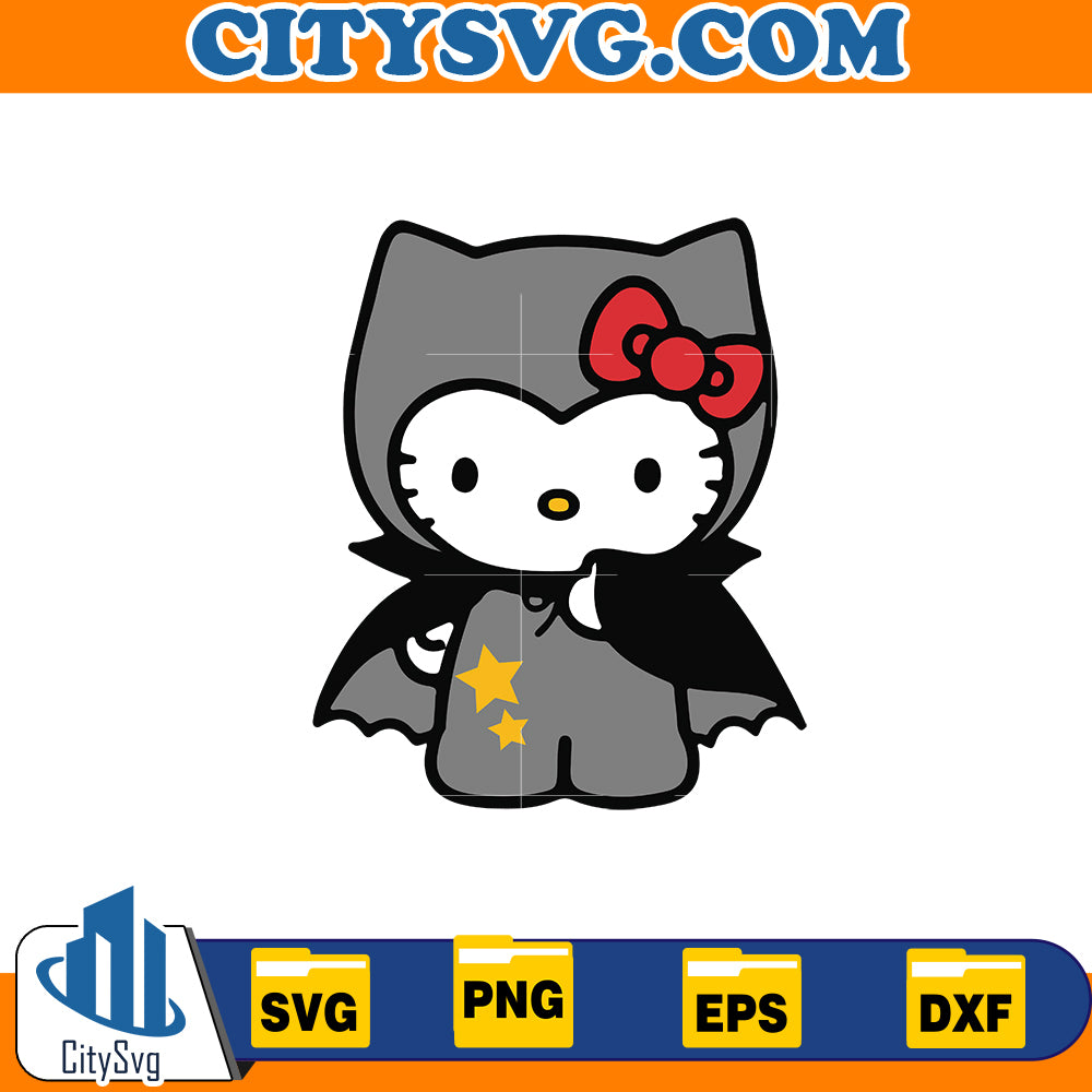 Hello kitty halloween Svg