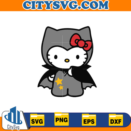 Hello kitty halloween Svg