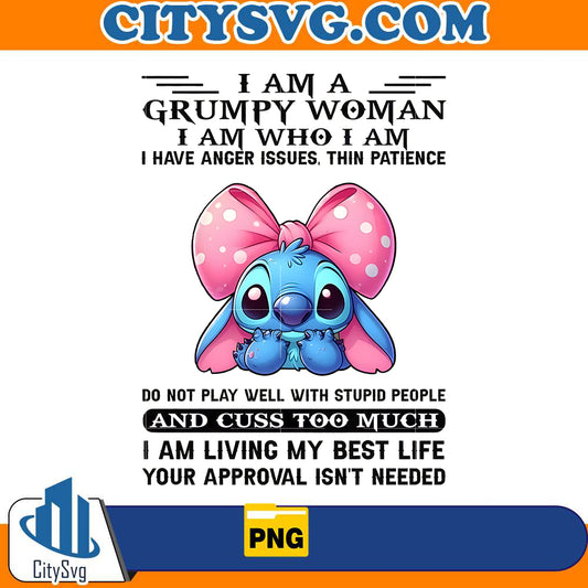 i-am-a-grumpy-woman-stitch-png