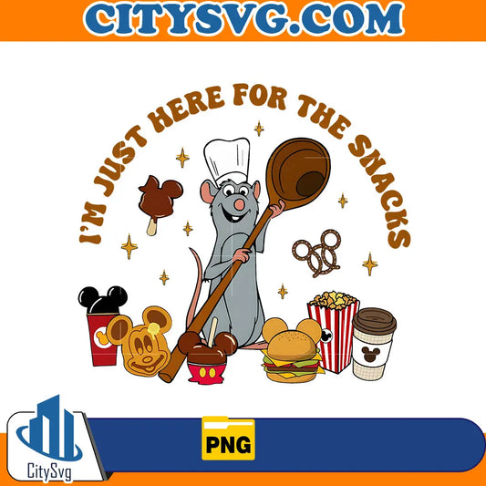 i'm just here for the snacks,Disney Remy Png CitySvg