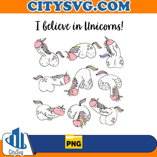 I believe in Dick unicorns Png CitySvg