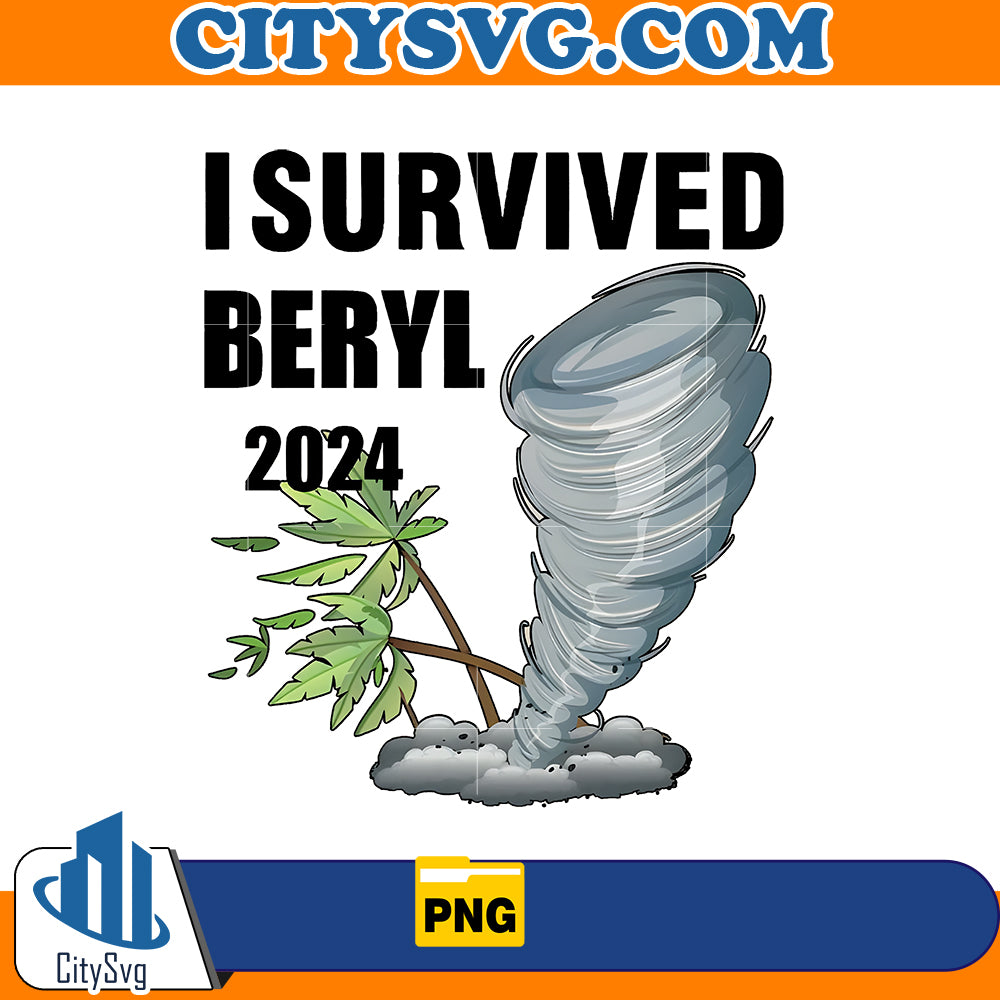 I survived beryl 2024 Svg