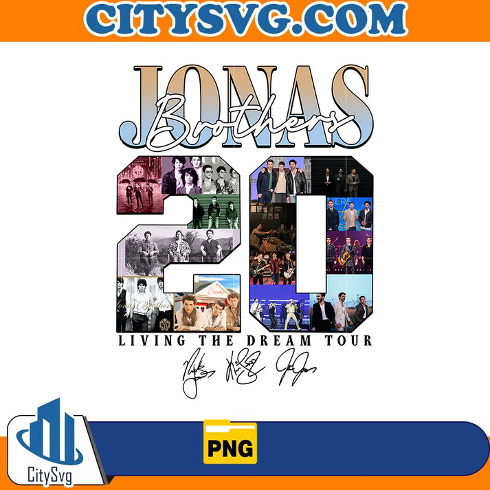 Jonas Brother Signature, Jonas Brothers 20Th Anniversary Tour 2025 Png ...