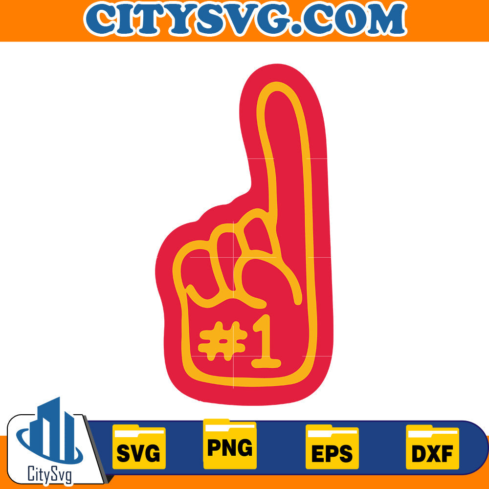 #1 Kansas city Chiefs Svg