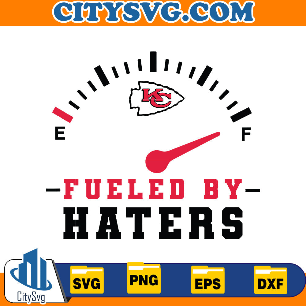 Fueled by Haters Chiefs Svg