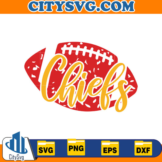 Football Chiefs Svg